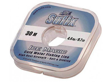 Леска зимняя Sufix Ice Magic x12 прозрачная 30м 0.135мм 2кг